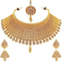Alloy Gold plated Jewel Set (Gold, Silver)