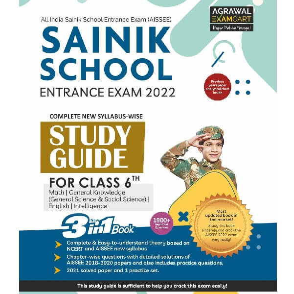 sainik school entrance exam 2022 book pinkshop