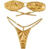 gold lingerie set