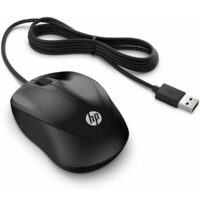 HP 1000 Black Wired Optical Mouse (USB 2.0, USB 3.0)