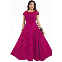 Women Anarkali Gown Maxi Dress