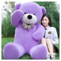 Adorable Purple Color Teddy Bear Medium Size 3 Feet