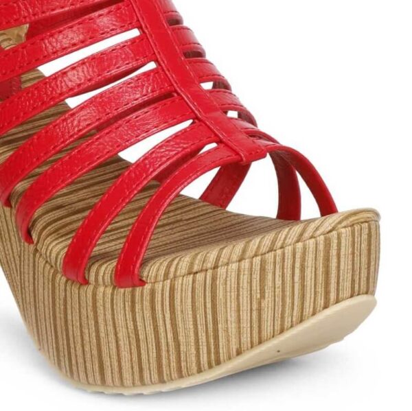 red heel sandal pinkshop