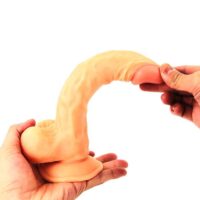 Large Real Dildo Sex Toy Skin Color (9 Inch)