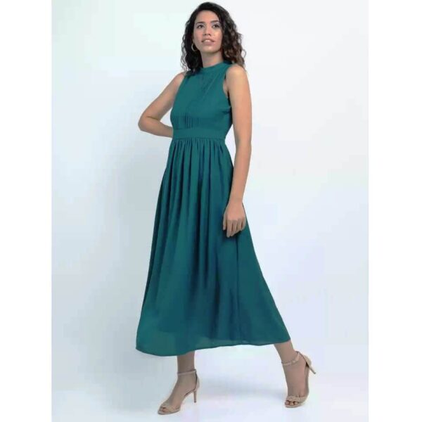 light green full length maxi dress