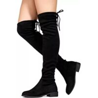 Over The Knee Boots For Women (Black)